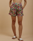 Floral chiffon shorts - nahlaelalfydesigns