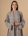 Grey, Silver Embro Kaftan - nahlaelalfydesigns