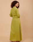 Kiwi Linen tye around shirt dress - nahlaelalfydesigns