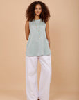 Mint airflow Sleeveless top - nahlaelalfydesigns