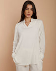 Off - White Soft Linen Top - nahlaelalfydesigns