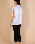 White Denim Vest - nahlaelalfydesigns