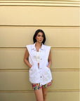 White Denim Vest - nahlaelalfydesigns