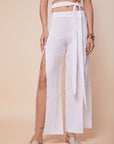 White cotton wrap top - nahlaelalfydesigns