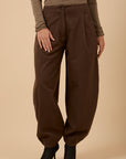 Carrot pants - Brown