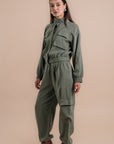 Peach skin olive set