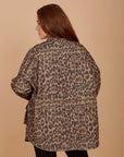 Leopard Gabardine jacket