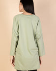 Oversized Drawstring T-shirt - Mint