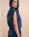 Checkers Denim Vest
