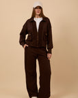 Brown Loose fit Sweatpants