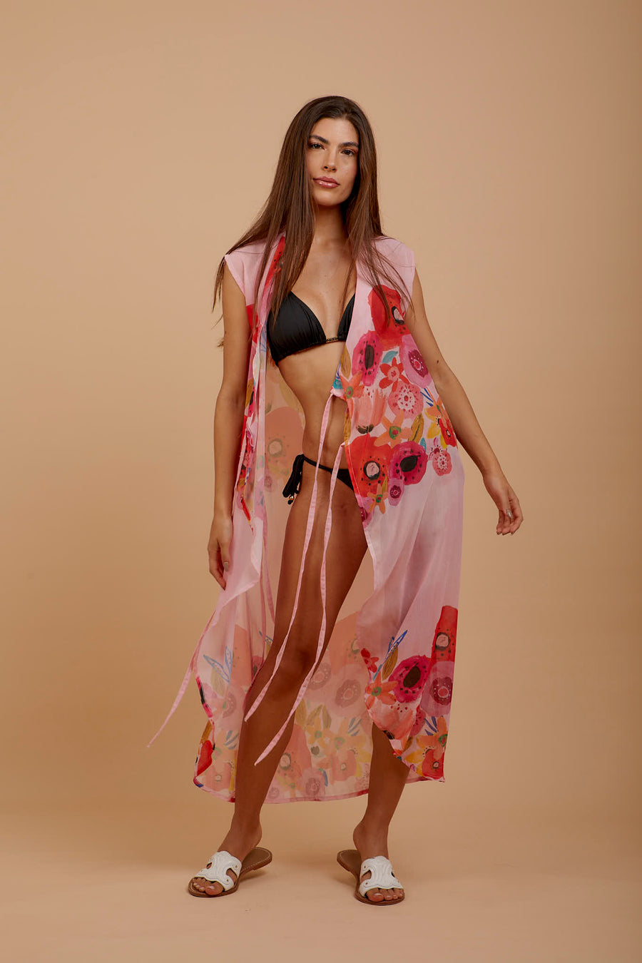 Red Rose wrap cover-up (choose pink or white )