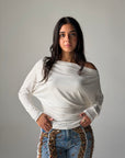 Draped Top - Offwhite