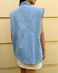 Blue Denim Vest