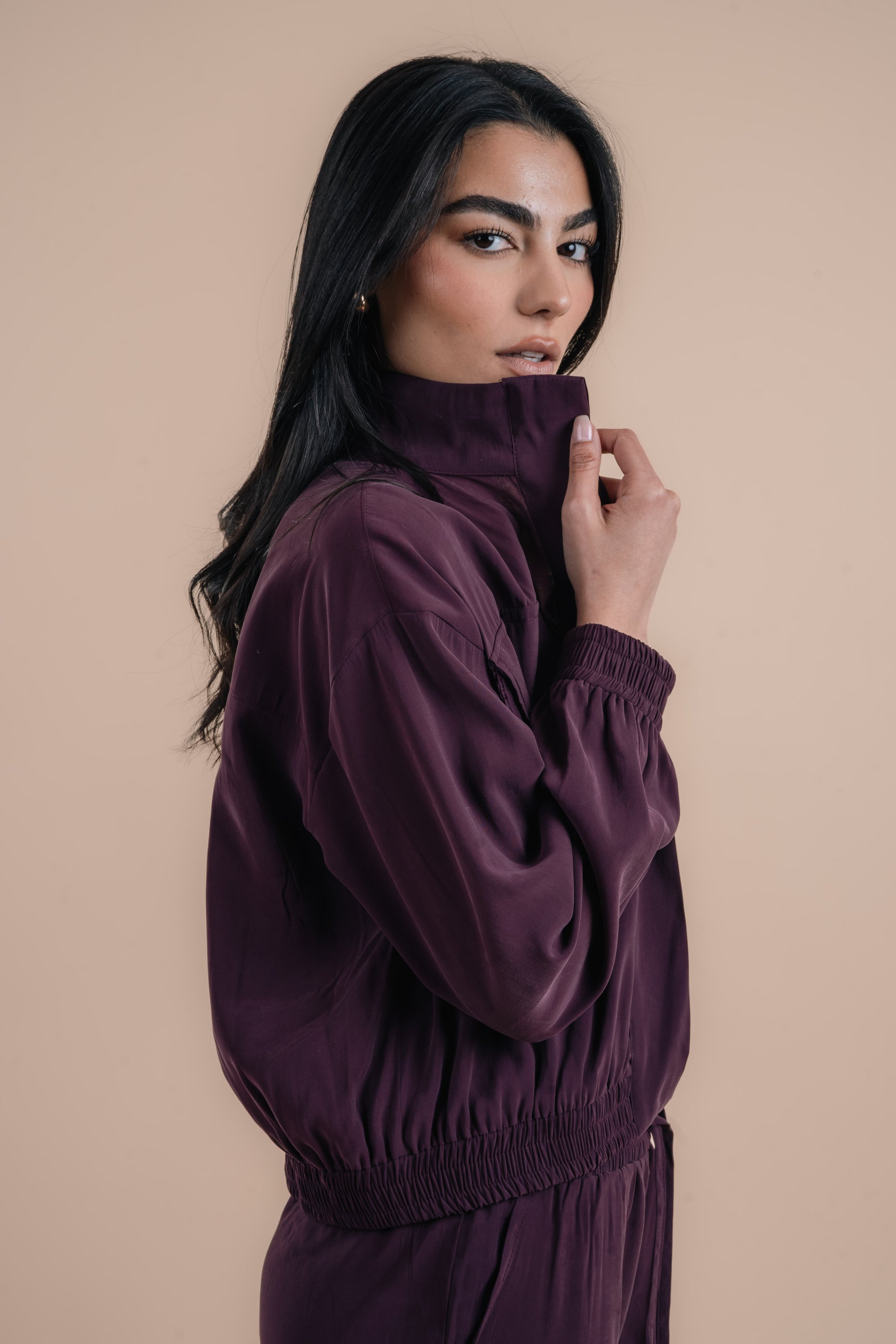Peach skin plum set