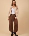 Balloon Pants - Brown