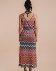 zigzag crochet dress