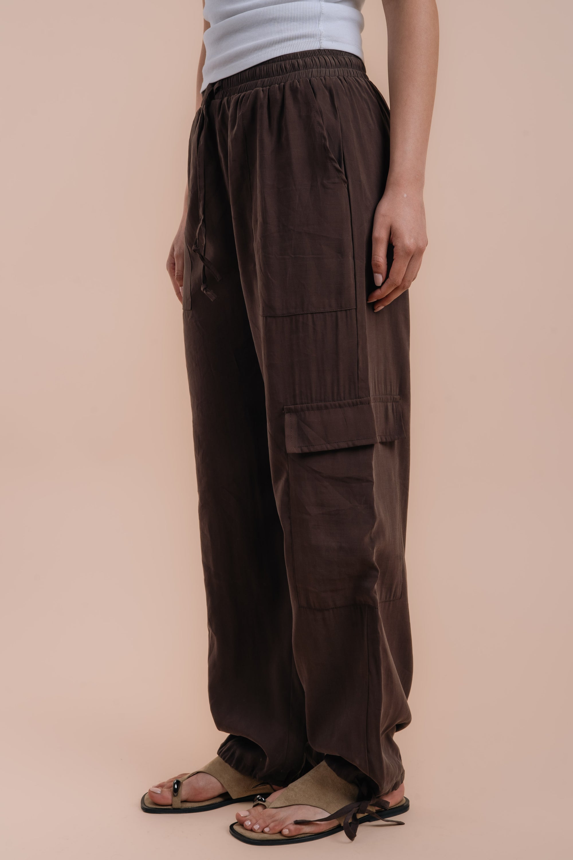 Peach skin brown set