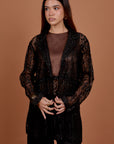 Black Lace Blazer