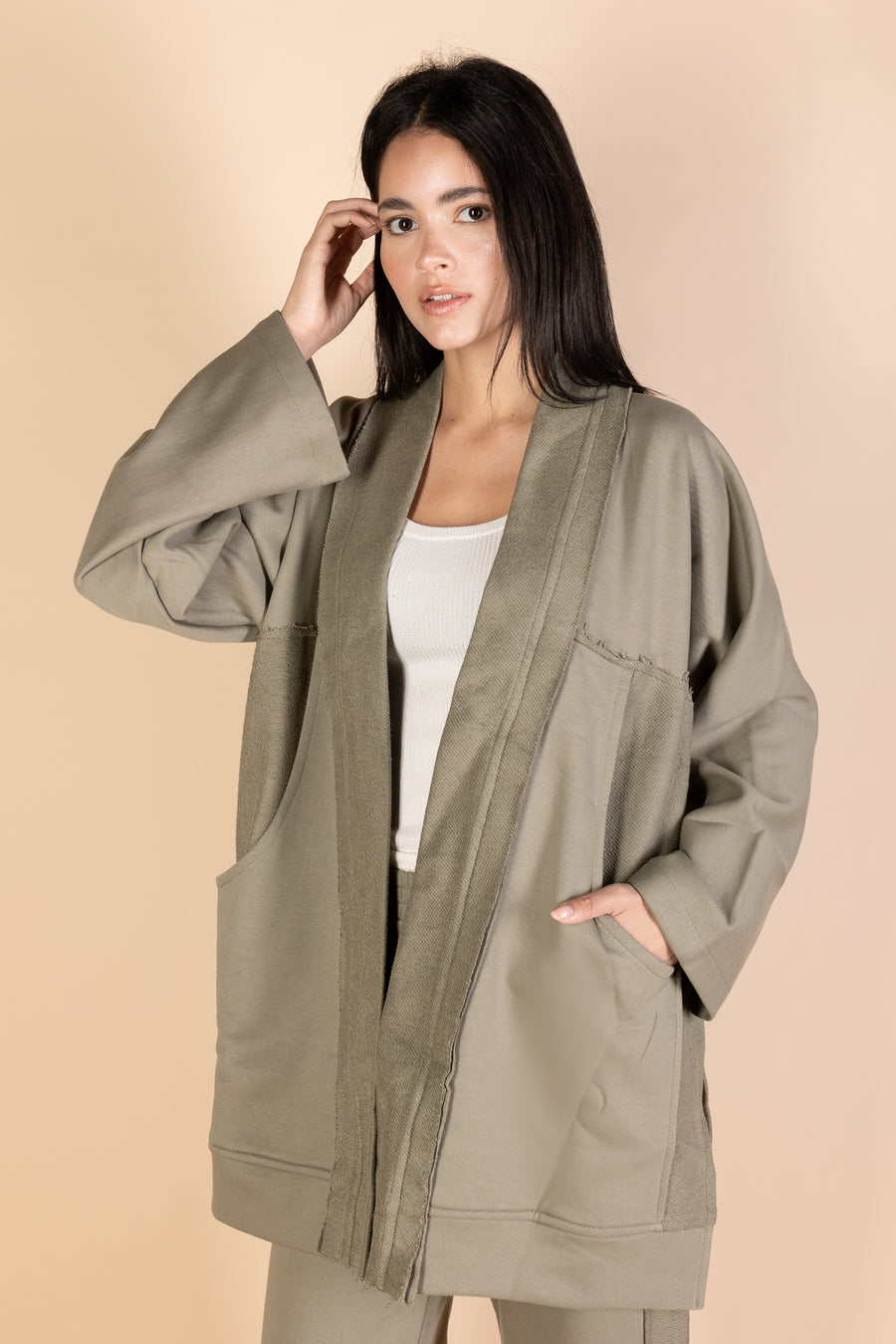 Olive Melton Cardigan