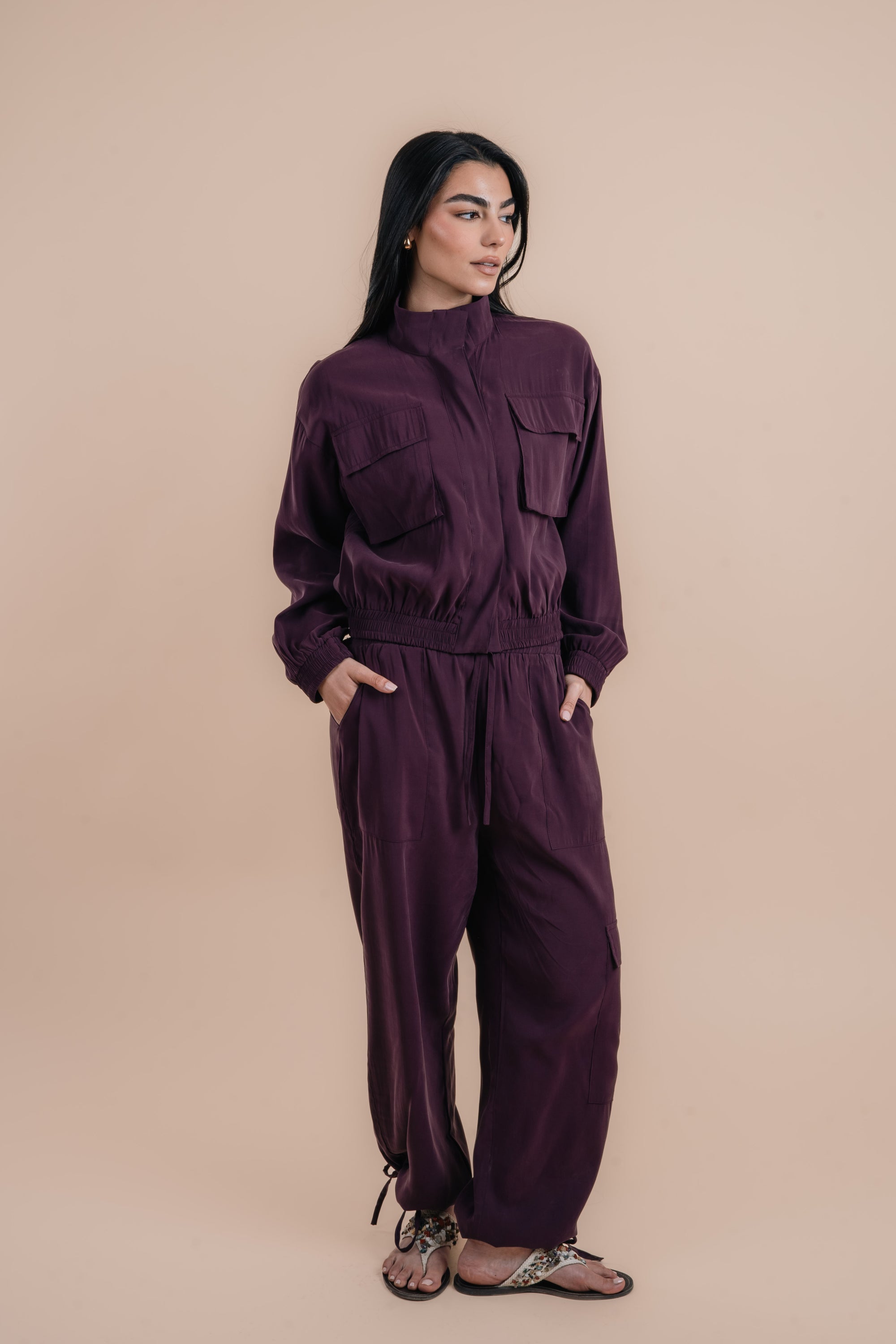 Peach skin plum set