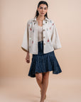 Denim Midi skirt - Dark blue