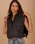 Side buckles Vest - Black