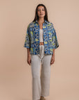 Blue Floral shirt
