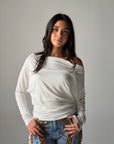 Draped Top - Offwhite