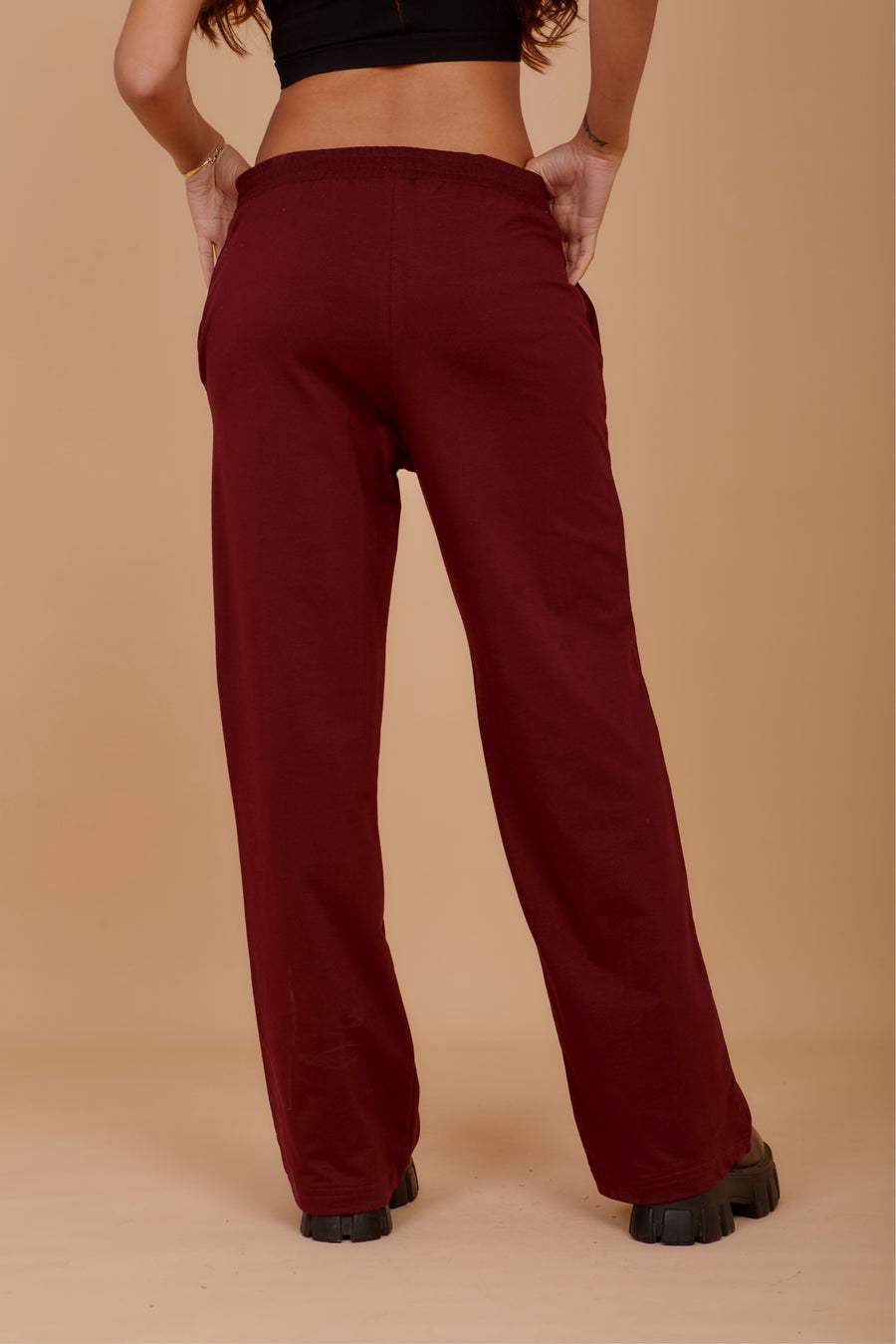 Burgundy Tie sweats set