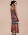 zigzag crochet dress