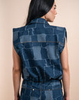 Checkers Denim Vest