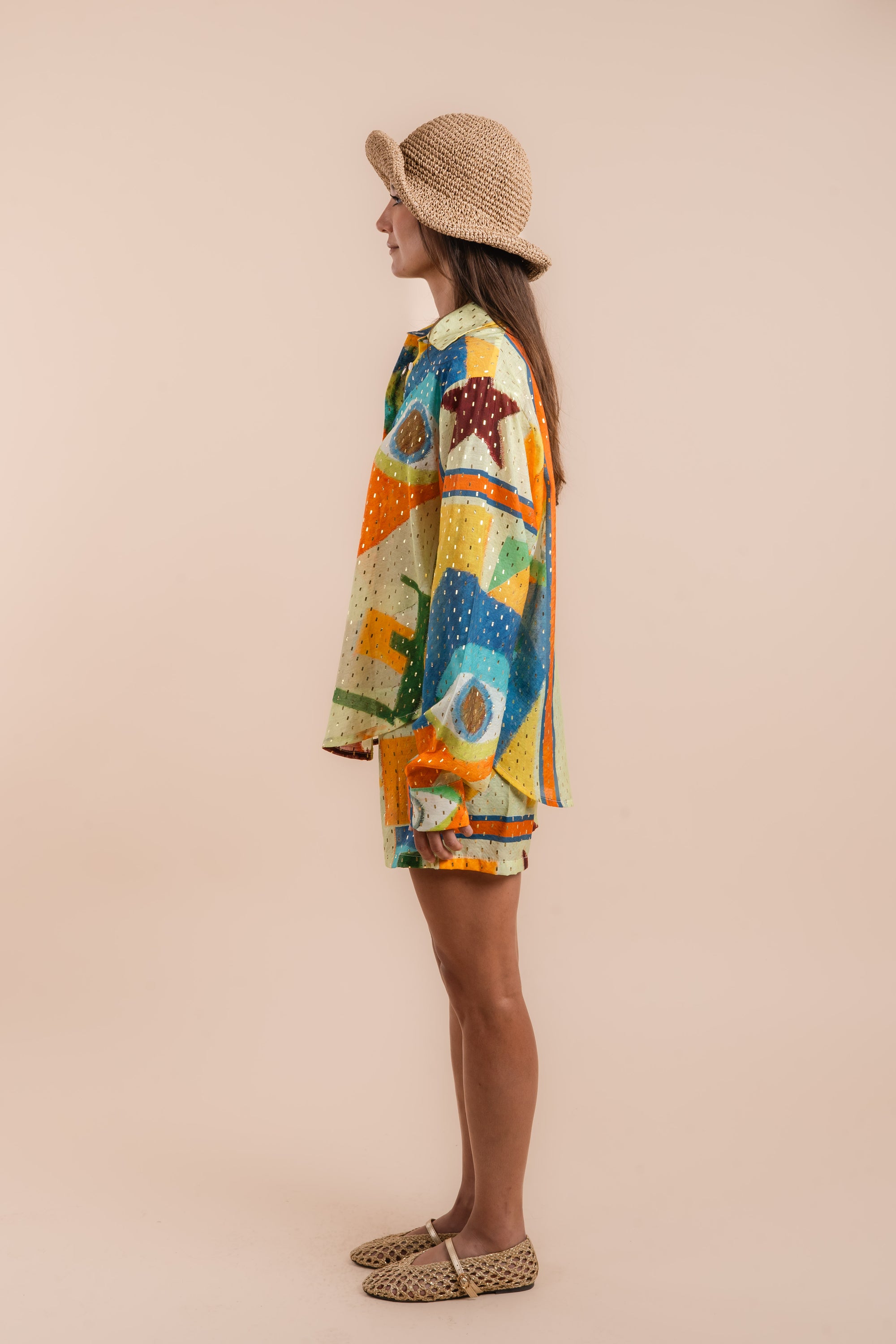 Abstract print shirt