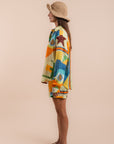 Abstract print shirt