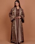 Diva - Brown & Gold kaftan