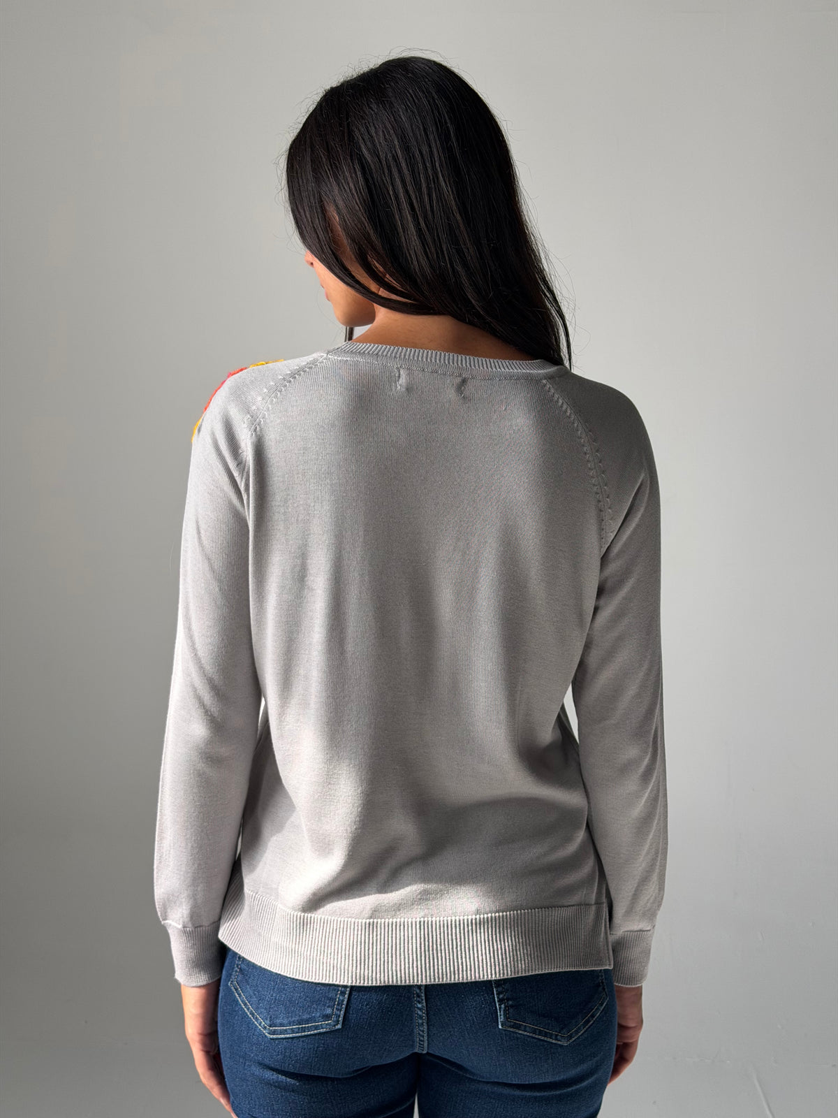 Floral Embroidery knitwear Top