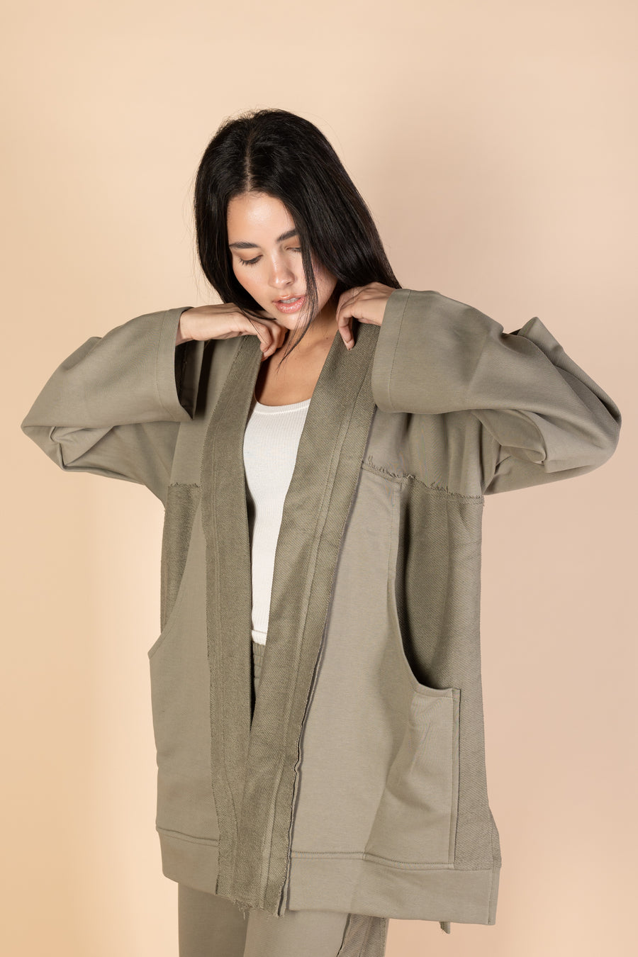 Olive Melton Cardigan