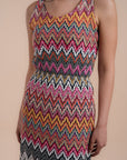 zigzag crochet dress