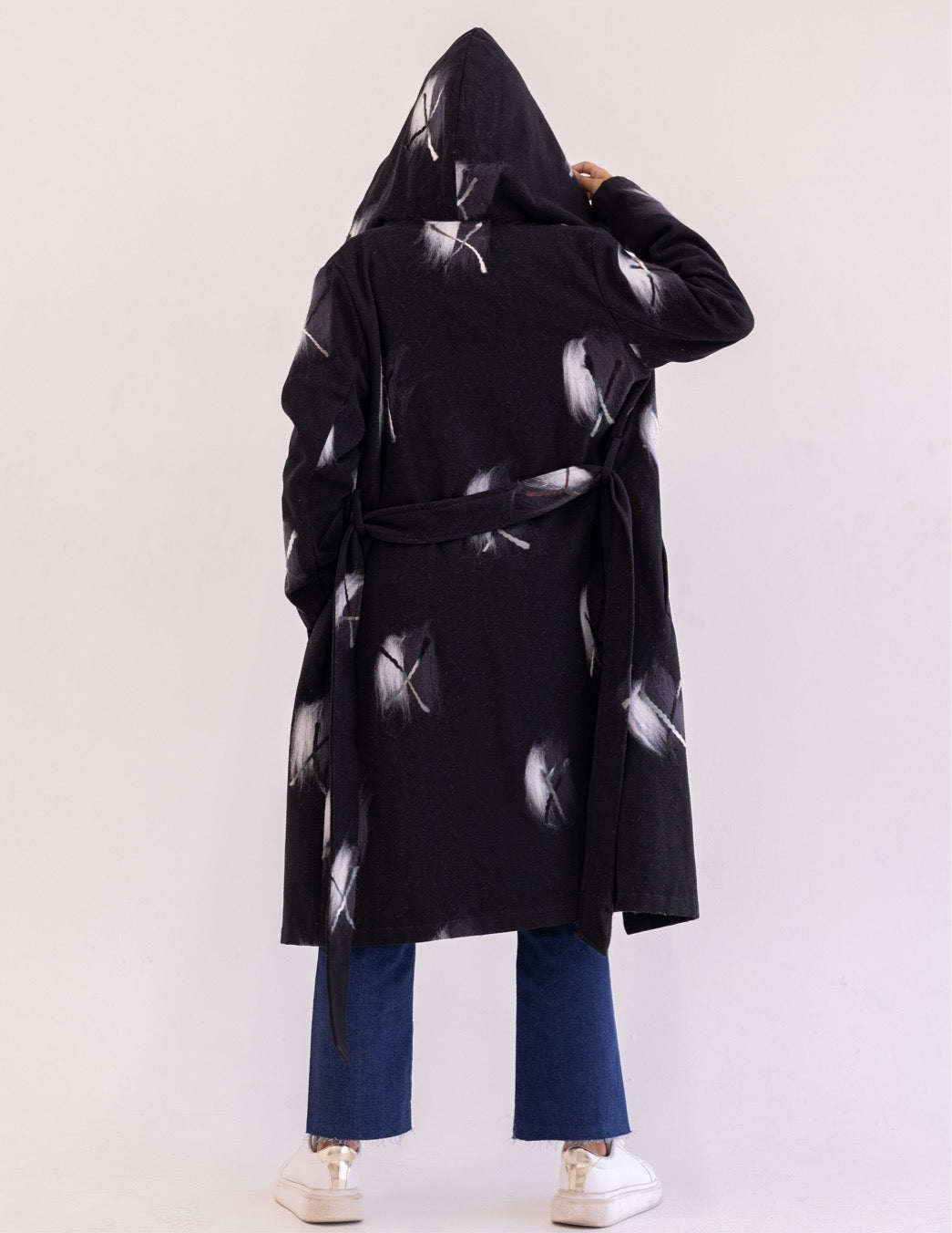 BOSS LADY Coat in Black
