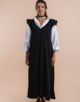 Puff Sleeve Dress - Black