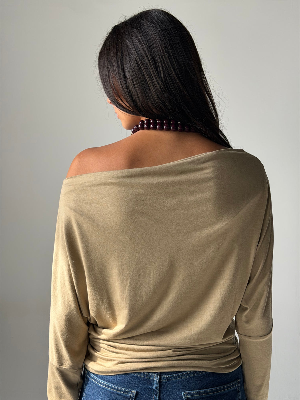 Draped Top - Cafe