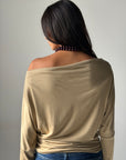 Draped Top - Cafe