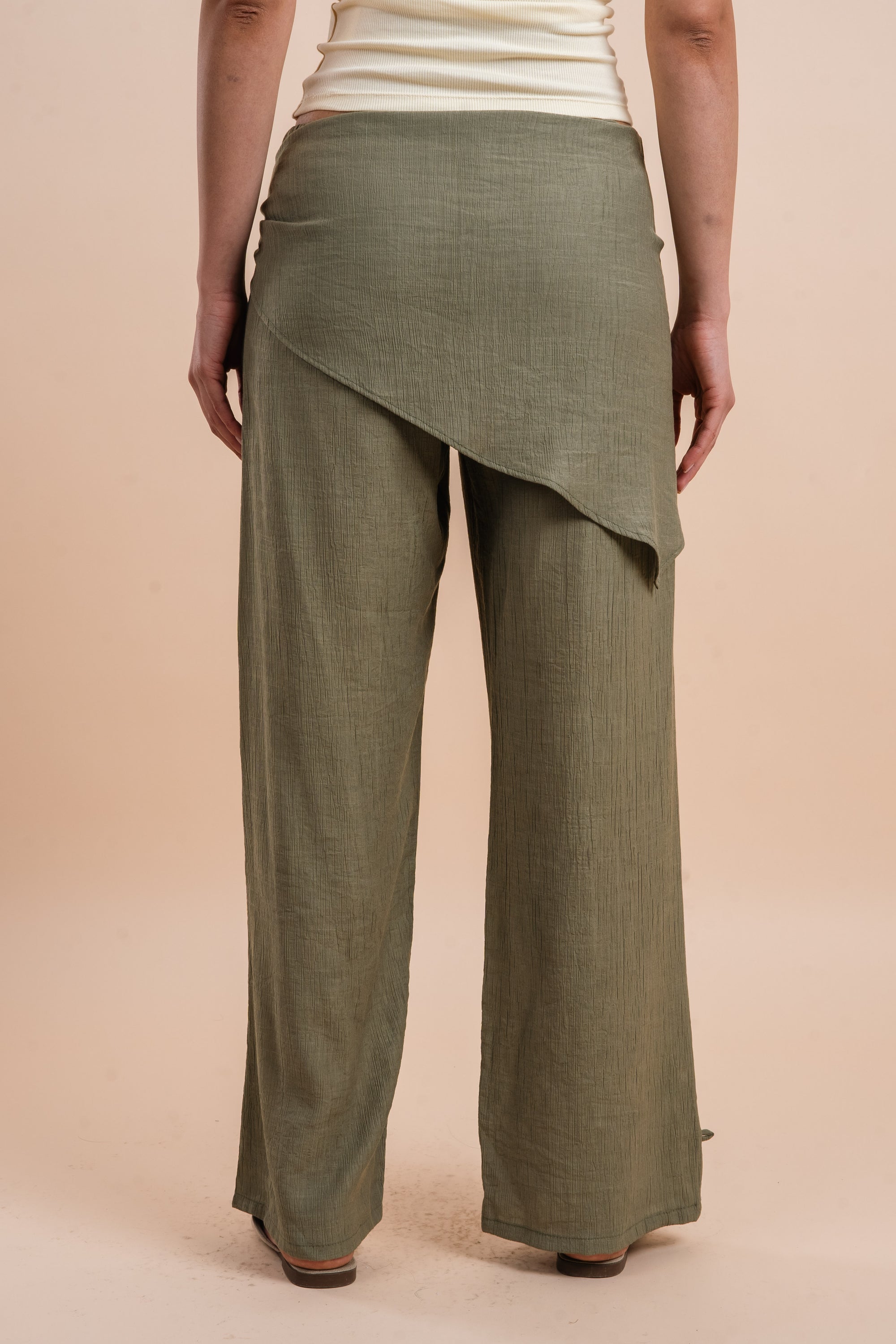 Scarf Pants - olive