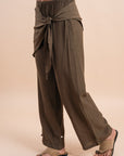 Scarf Pants - café