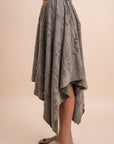 Flowing Midi Skirt - Grey