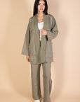 Olive Melton Cardigan