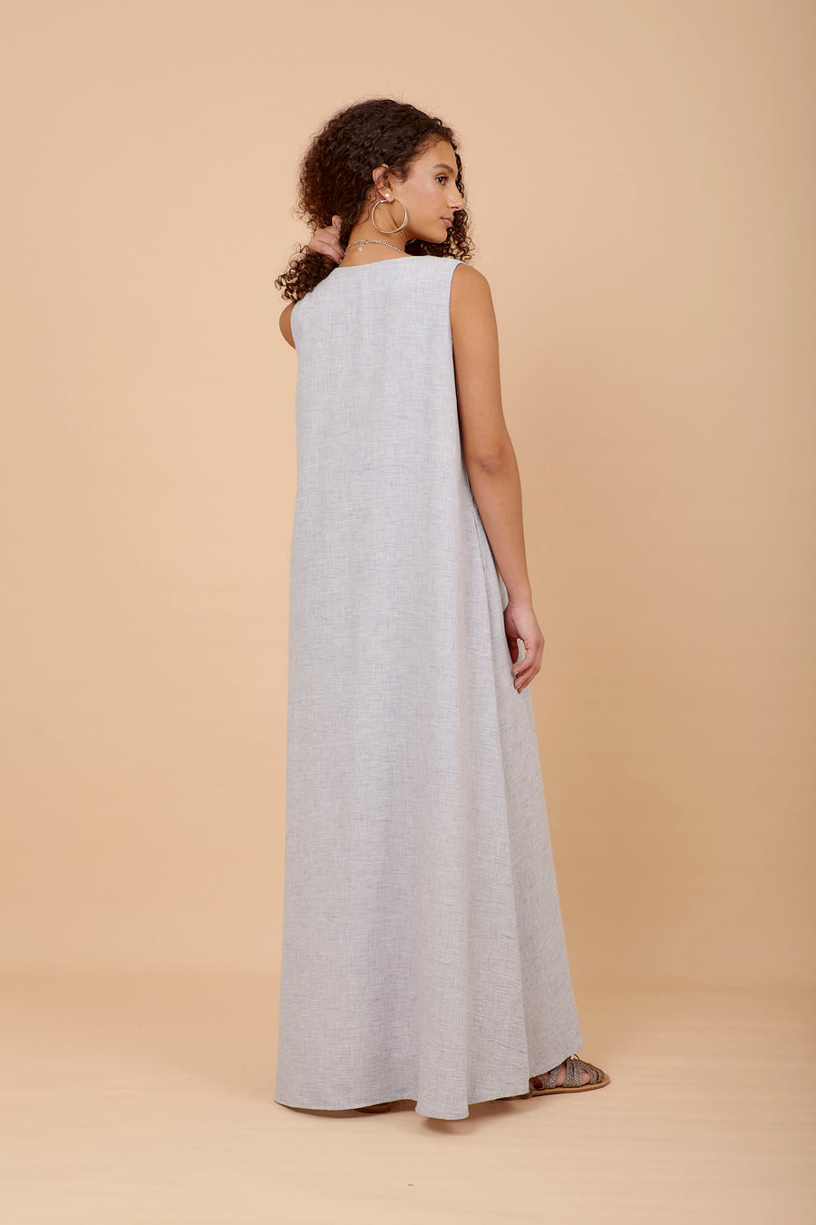 Lighter Grey sleeveless Dress