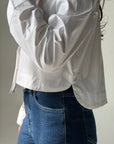 Cropped White Shirt