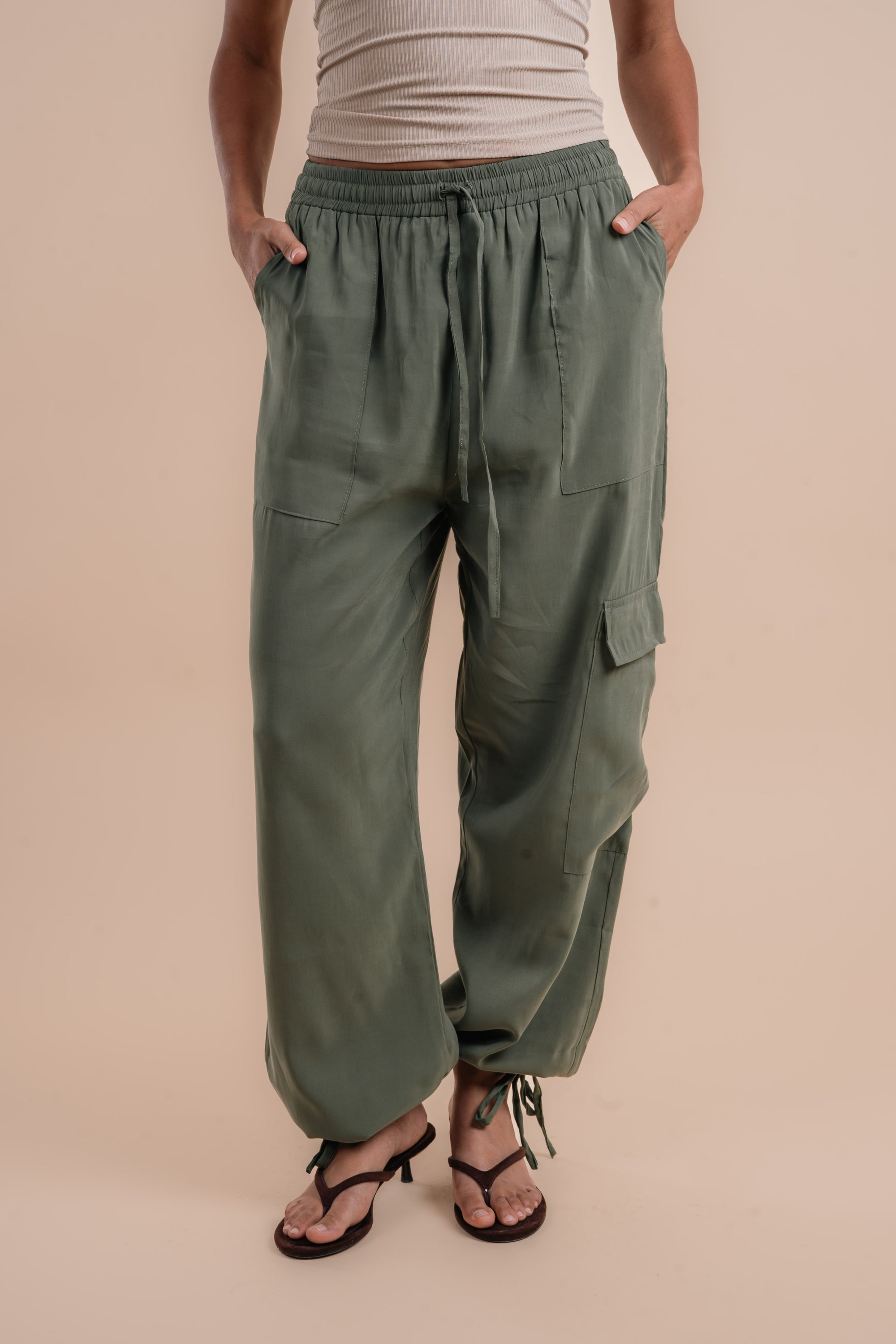Peach skin olive set