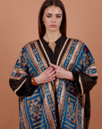 Tribal Blue & gold Kaftan