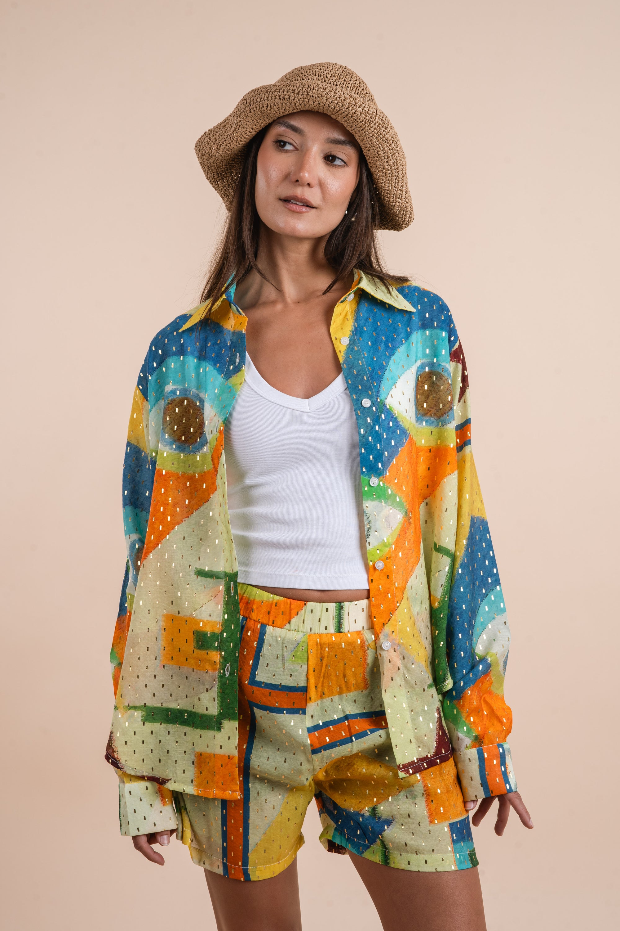 Abstract print Shorts